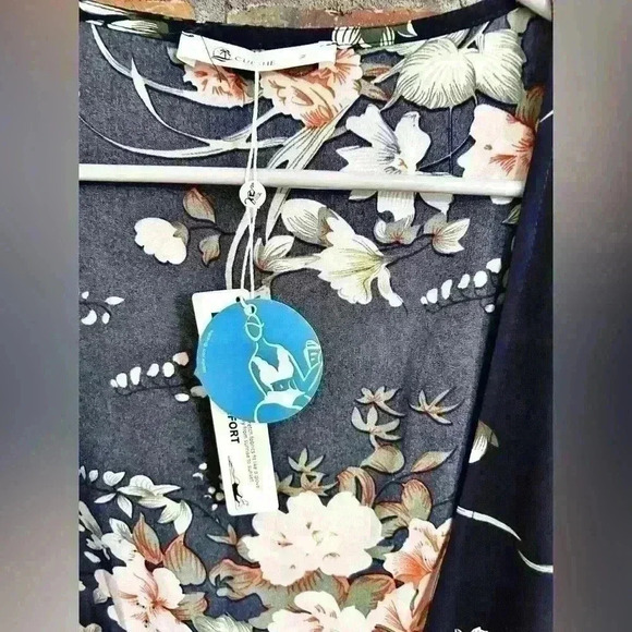 Cupshe Floral Print Tie Kimino Size M - Picture 4 of 8